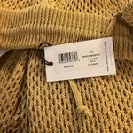 We Wore What Small Crochet Draw cord Beach pool party Pants see thru $145 Photo 5