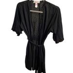 Oscar de la renta Dots Black Robe Size M Photo 0