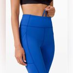 Lululemon  Invigorate High-Rise Tight 25” Cerulean Blue Like New Retired Photo 3