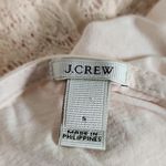 J.Crew Blush Silk Lace Ribbon Tank Top Photo 5