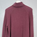 Title Nine Women L Mauve Pink Offsite Synergy Turtleneck Knit Sweater Boxy Fit Photo 5
