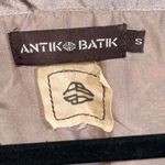 Anthropologie Antik Batik Kimono Style Floral 100% Silk Midi Dress Photo 2