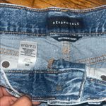 Aeropostale  Light Blue Distressed Jean Shorts Photo 1