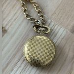 Wittnauer Pocket Watch Super Rare Mechanical Gold Dial Checkered Case Works Photo 5