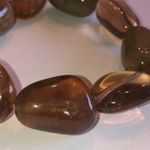 2 Boho Stretchy Brown & Neutral Beaded Bracelets Photo 7