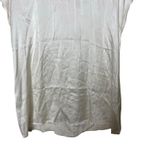 New Her Shirt ivory pearl white high neck sleeveless silk mini dress XS Photo 4