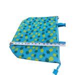 Tropical Blue Pineapple Print Lunch Tote Bag Beach Pool Travel Insulated Bag Photo 4