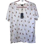 Rails  CARA PRINTED TEE WHITE PINAS Size XL‎ Brand New Photo 2