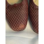 Trotters Lucy Womens Burgundy Narrow Slingback Flats Shoes 8N Bin2 Red Size 8 Photo 2