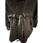 Michael Stars Women's Hooded Jacket Black Size M Casual Long Sleeve Photo 7