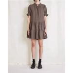 Apiece Apart Las Alturas Mini Dress in Morel Brown size Small Photo 10