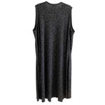 LuLaRoe  Women's Sleeveless Duster Cardigan Open Front Gray Space Dye L Photo 1