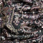 Ba&sh  Shopbop Gala Puff Sleeve Metallic Paisley Floral Mini Dress Noir size xs 2 Photo 14