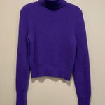 ZARA  Women’s Purple Turtle Neck Pullover Sweater Photo 0