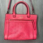 Kate Spade  Perri Lane Romy Cabaret Pink Leather Satchel shoulder bag purse cross Photo 3