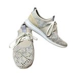 Cole Haan Women’s  Studiogrand Lace Up Knitted/ Woven Beige Cream Shoes Size 8 Photo 0