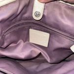 Coach ‎ 2012 Tan and Cream Penelope Pebbled Leather Bag Photo 8