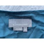 Anthropologie Luzia Cropped Cami Embroidered Beaded Teal Floral Boho Size Xs Photo 5