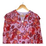 Skies Are Blue  Walk On By Floral Blouse Lavender Top‎ Boho Women Size Small New Photo 5