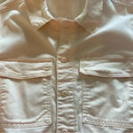 Levi's  Women's Soft Surplus Denim Romper Shorts Blush Pink Size Large Y2K Preppy Photo 7