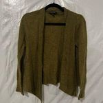 Eileen Fisher  Green Wool, Mohair, Cashmere Open Front Cardigan Size Small Petite Photo 0