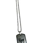 Aries zodiac silver dog tag necklace Photo 0