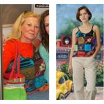 Vintage Rising International Sleeveless Top Large Distressed Boho Hippie Peace Black Size undefined Photo 5