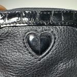 Brighton  Black Leather Coin Wallet Vintage New Photo 1