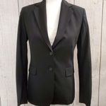 Ann Taylor Banana Republic Black 2 Button Blazer Suit Jacket Photo 0