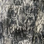 ZARA  21975 Denim Snake Print Mini Skirt Size XS Gray Photo 4