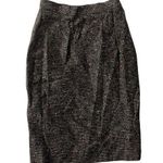 Julie & Leonard Glitter Pencil Skirt Black Size 6 Photo 0