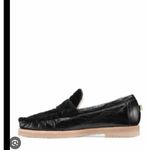 Stuart Weitzman  Bromley shearling Loafer 6 Black Women's 6‎ Leather Photo 2
