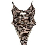 NWT B. Swim Atlas High Leg One Piece Swimsuit – Bengal Print – Size Small Pink Photo 12