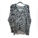 Show Me Your Mumu Zebra Knit Hug Me Sweater Photo 2