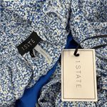 1. State  Tie Back Vintage Ditsy Maxi Dress in Vintage Blue Ditsy Photo 4