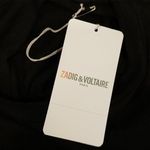 Zadig & Voltaire Zadig & Voltaire Skinny Love Western Print Small Black T-Shirt Photo 6