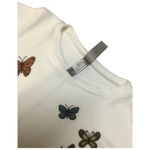 Go Couture Cartoon Butterflies Crew Neck Dolman Balloon Sleeve Sweater Ivory S Photo 8