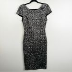 Slate + Willow  Dress Womens Large Gold Silver Sequin Party Midi NYE Holiday Photo 2