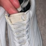 Vans  white leather sneaker unisex woman size 6.5 men size 5 Photo 4
