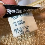 Vintage! Helene St Marie Gold Bubble Popcorn Short Sleeve Tunic Shirt Blouse Top Size M Photo 5