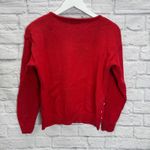 Vintage Trimmings HO HO HO Christmas Sweater Size S Sequins Snowman Ugly Party Red Photo 4