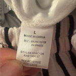  HYFVE HYFVE Striped Black and White Women's Wide Leg Pants Photo 4