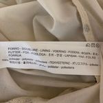 ZARA Off White Polka Dot V-neck Wrap Ruffle Layered Smocked Tiered Mini Dress L Photo 6