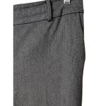Loft  Womens Dress Pants Size 8 Black White Straight Leg Pockets Hook Eye Closure Photo 5