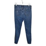 Wild Fable Womens Distressed Skinny Jeans Side Stripes Size 10 High Rise Retro Photo 3