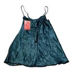 Cinema Etoile vintage lingerie medium large blue two piece cami teddi thong new Photo 1