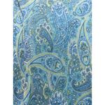 Ann Taylor Vtg  Silk Floral Paisley Dress Size 4 Blue Green Babydoll Y2K‎ Fairy Photo 2