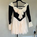 House Of CB HOUSE OF‎ CB 'Alana' Black & Cream Off Shoulder Dress NWOT size XS Photo 3