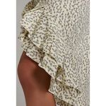 Anthropologie  Beachgold Yellow Grey Asymmetrical Skirt Sz. M Photo 1