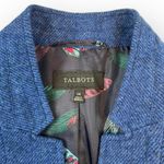 Talbots Women’s Oversized Blue Wool Blazer Size 14 Photo 1